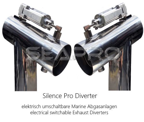 Seapro Silence Pro Diverter Kit Volvo Small Block (G)X 5.0-5.7