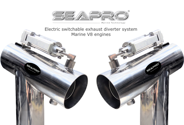 Seapro® - Silence Pro umschaltbare Abgasanlagen - Diverter und Tips