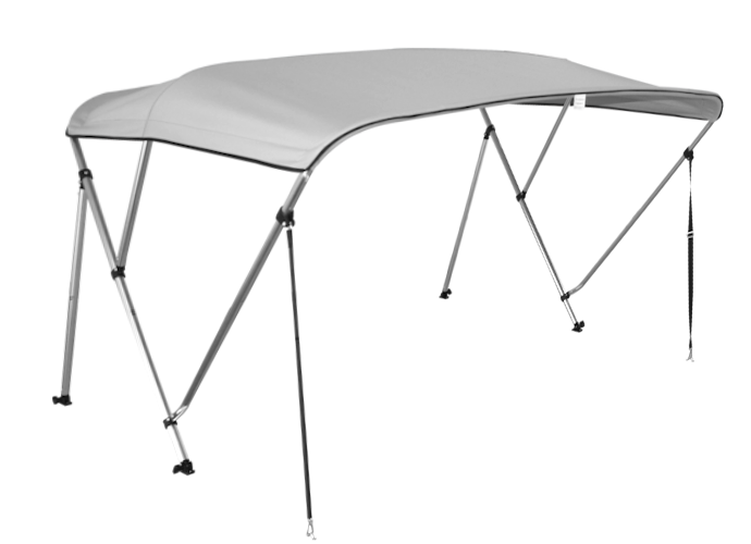Seatech 3 Bow Bimini Top Alu 137-153cm x 97cm