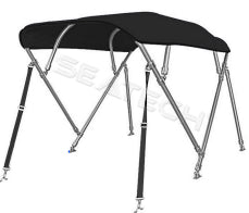 Seatech® 4-Bow Bimini Top Bootsverdeck Edelstahl