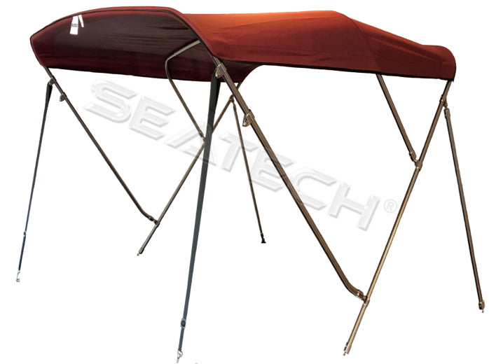 Seatech Supreme Comfort EDELSTAHL 3 Bow Bimini Top | 170-183cm